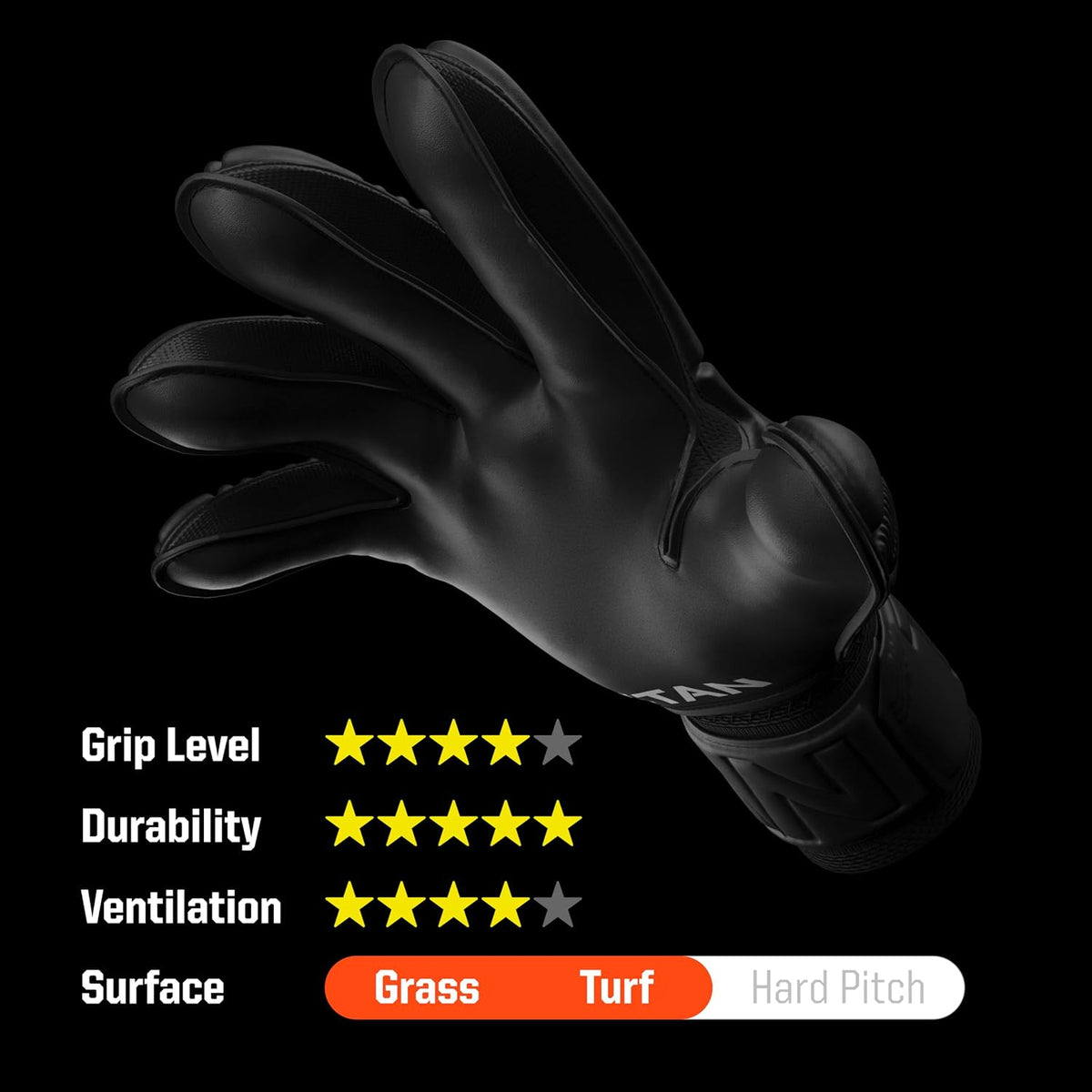 Goalkeeper Training Gloves Adult, Classic White-Out & Black-Out, Size 6-11, Soccer Goalie Gloves, Professional Goal Keeper Gloves for Youth, Men & Women, Breathable & 3Mm Memory Foam